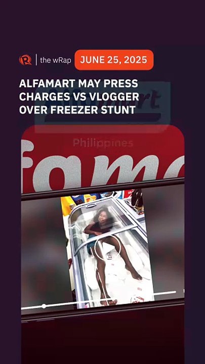 Alfamart mulls pressing charges vs vlogger who went inside store freezer