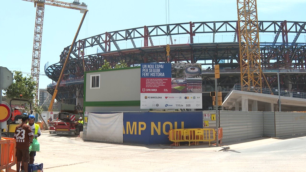 El vídeo viral de cómo está hoy el Spotify Camp Nou: ¿estará listo el 10 de agosto?