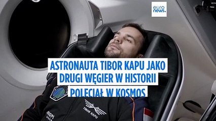 Astronauta Tibor Kapu jako drugi Węgier w historii poleciał w kosmos