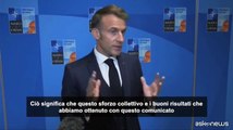 Macron: una guerra commerciale tra membri della Nato una aberrazione