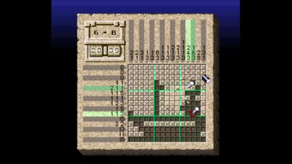 マリオのスーパーピクロス　スーパーファミコン（Mario no Super Picross　SUPER Famicom）ステージ6_1