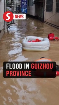 Severe flooding in Guizhou Province forces over 80,000 to evacuate