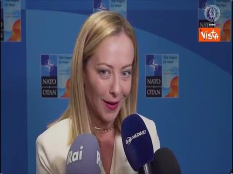 Vertice Nato, Meloni: Per il 2026 non useremo l'escape clause