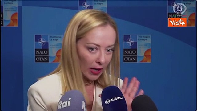 Vertice Nato, Meloni: Per il 2026 non useremo l'escape clause