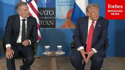 Trump Goes On A Tear Against CNN And The New York Times During Meeting With Dutch PM | NATO Summit