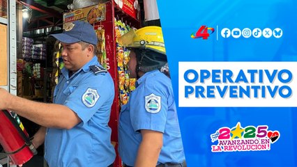 🚒 Bomberos Unidos ejecutan operativo antiincendios en mercado de Ciudad Sandino