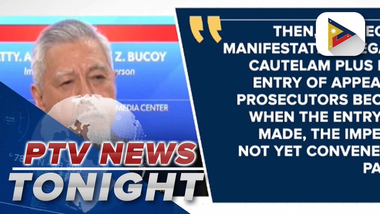 House Prosecution Panel formally submits 2 new pleadings to the impeachment court