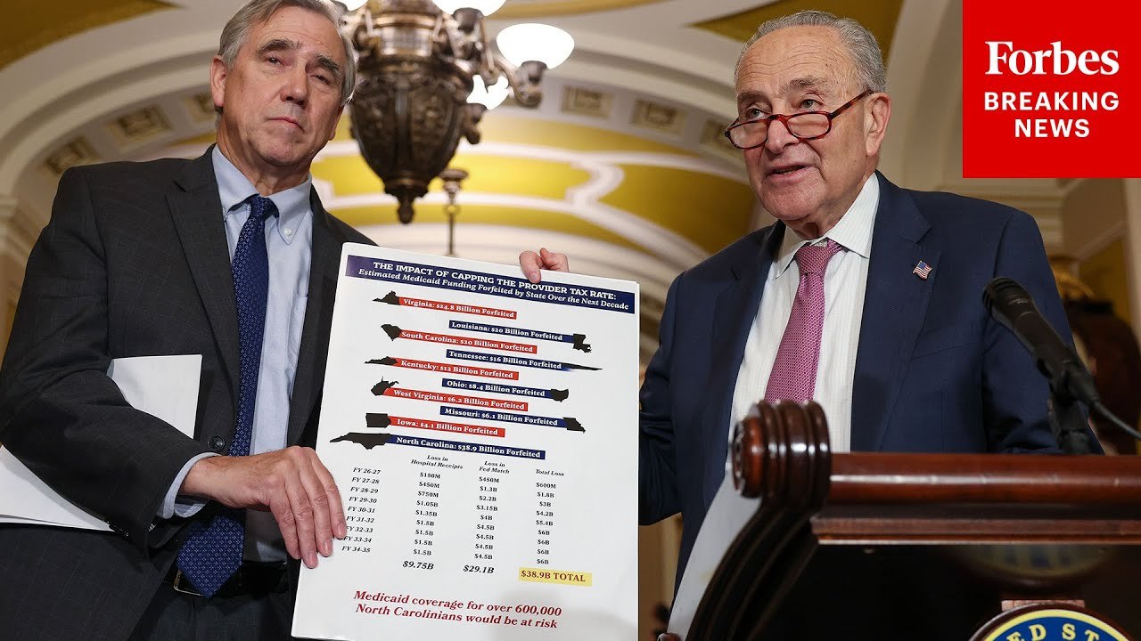 Chuck Schumer, Top Democrats Take Square Aim At 'Big Ugly Bill' And Call Out Steep Cuts To Medicaid