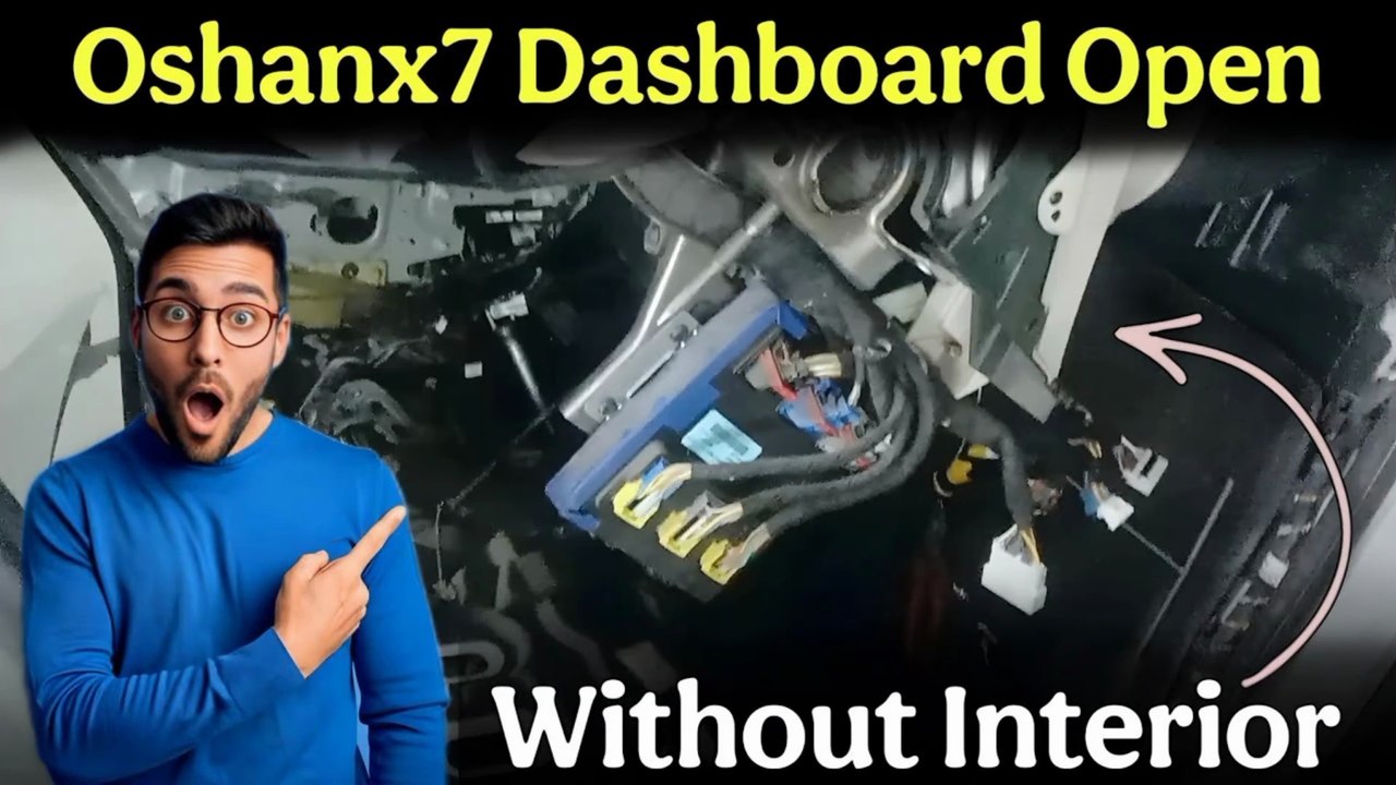 Oshan X7 Dashboard Open Skip Interior Opening!...