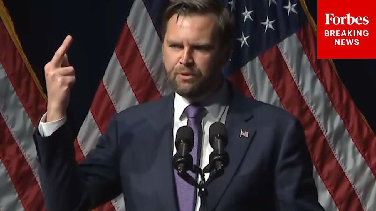 JD Vance One-Ups Trump's F-Bomb By Flipping The Bird During Speech