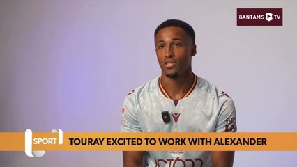 Ibou Touray excited to work with Bradford City boss Graham Alexander