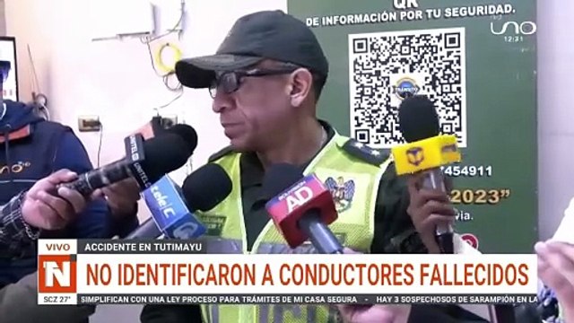 Tragedia en Tutimayu: aún no identifican a los conductores que murieron calcinados en un choque frontal.
