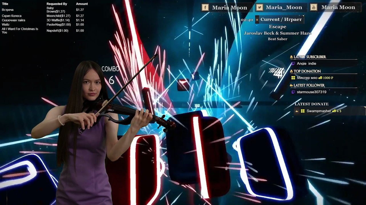 🎻 "Escape" – Violin in the Rhythm of Dance! (Beat Saber Cover) | Jaroslav Beck & Summer Haze 🎶