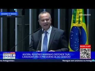 Em discurso, Rogério Marinho ataca Pacheco e Alcolumbre