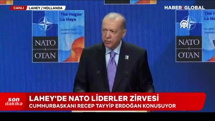 Cumhurbaşkanı Erdoğan'dan NATO Zirvesi'nde önemli mesajlar: Küresel ölçekte söz sahibiyiz