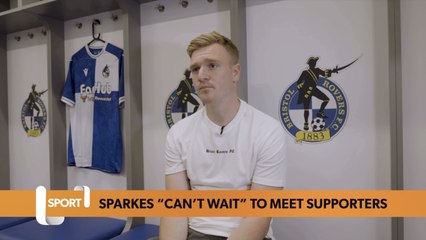 Jack Sparkes “can’t wait” to meet Bristol Rovers’ supporters