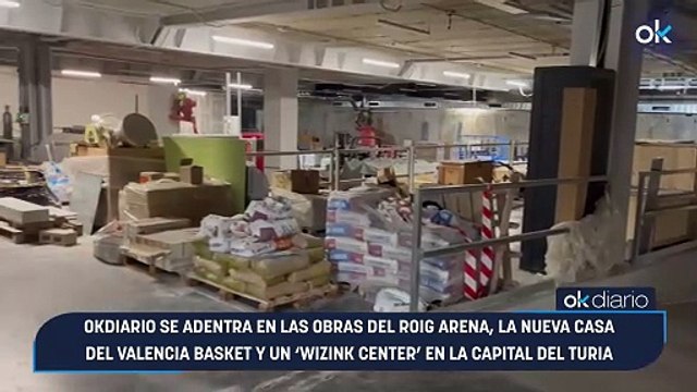 OKDIARIO se adentra en las obras del Roig Arena, la nueva casa del Valencia Basket y un ‘WiZink Center’ en la capital del TuriaOKDIARIO se adentra en las obras del Roig Arena, la nueva casa del Valencia Basket y un ‘WiZink Center’ en la capital de