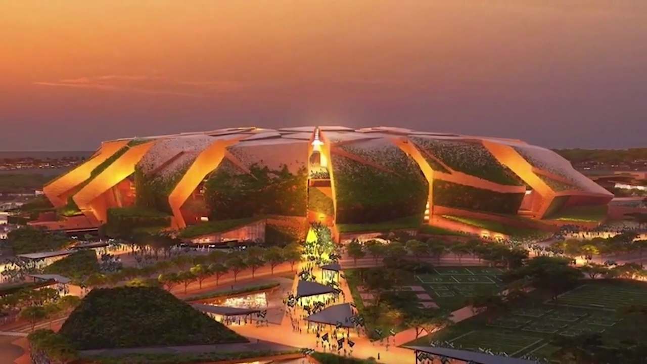 World Cup 2034 _ Saudi Arabia's 15 Futuristic Stadiums _ FIFA  #viralvideo #trending #travel