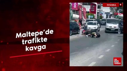 İstanbul Maltepe’de trafikte kavga