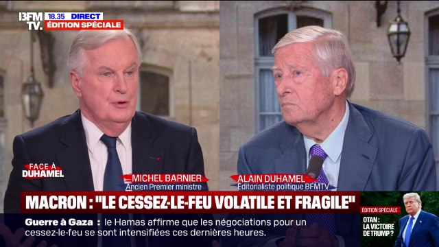 François Bayrou à Matignon: Il a obtenu une neutralité du Parti socialiste à laquelle je n'ai pas eu le droit , regrette Michel Barnier, ancien Premier ministre