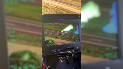 Helicóptero Falcão 13 registra imagens aéreas de operação que apreendeu crack e cocaína