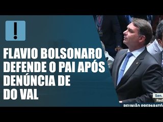 “Situação narrada não configura crime”, diz Flavio Bolsonaro sobre denúncia de Marcos do Val