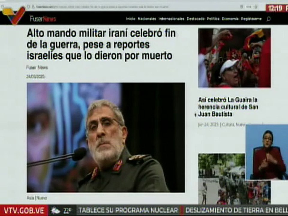 Pueblo iraní celebra la aparición del comandante en jefe de la Fuerza Quds, Esmail Qaani