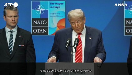 Trump: "Impegno del 5% Pil per difesa e' una vittoria per gli Usa"