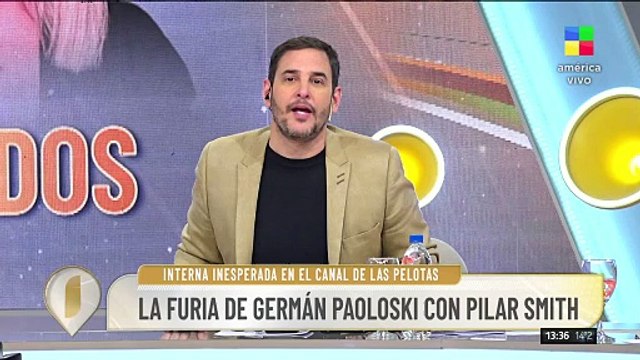 Germán Paoloski le contestó a Pilar Smith y aclaró si el la corrió del noticiero de Telefe: Me da pena