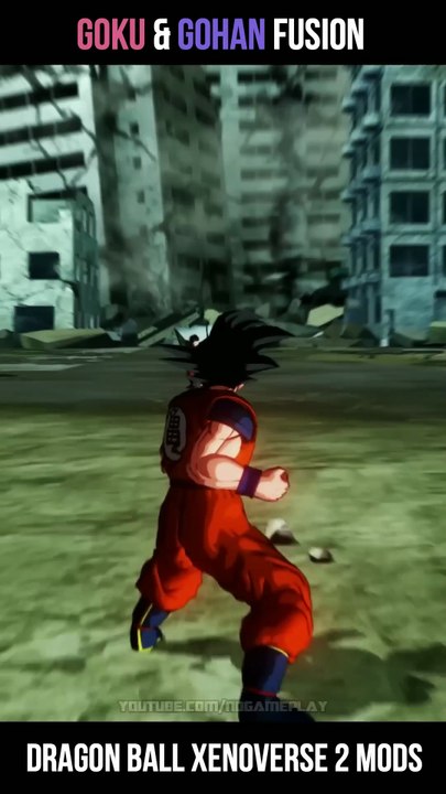 Goku and Gohan Fusion #Short #DragonBallXenoverse2Mods