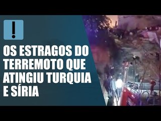 Terremoto causa mais de 1.700 mortes na Turquia e na Síria