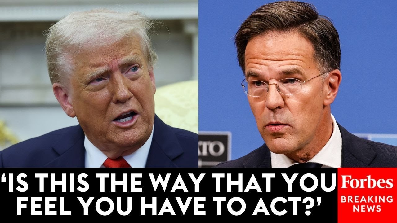 NATO Sec. Gen. Mark Rutte Asked Point Blank About Calling Trump 'Daddy'