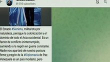 Pdte. Maduro: El Estado sionista persigue la colonización y dominio de todo el Asia Occidental