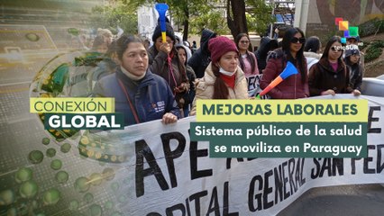 Asociación paraguaya de enfermería protesta por mejoras laborales