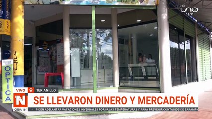 Robaron en una óptica de Santa Cruz