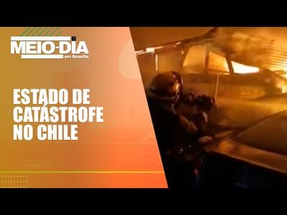 Chile decreta estado de catástrofe por causa de incêndios