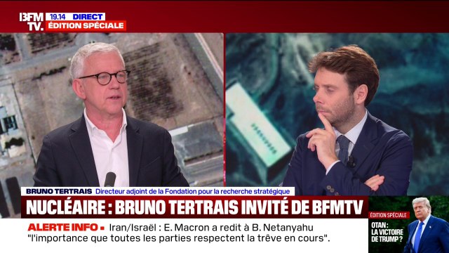 Iran: pour Bruno Tertrais, directeur adjoint de la Fondation pour la recherche stratégique Donald Trump se fait des illusions