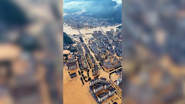 China sufre la peor inundación de su historia reciente