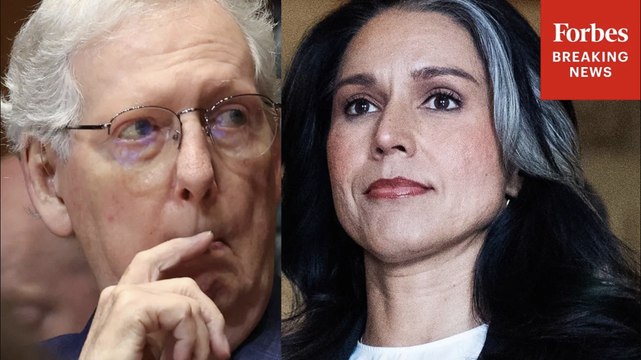 Mitch McConnell Zings Tulsi Gabbard In Remarks Slamming 'Appeasers And Isolationists' Against Iran Strike