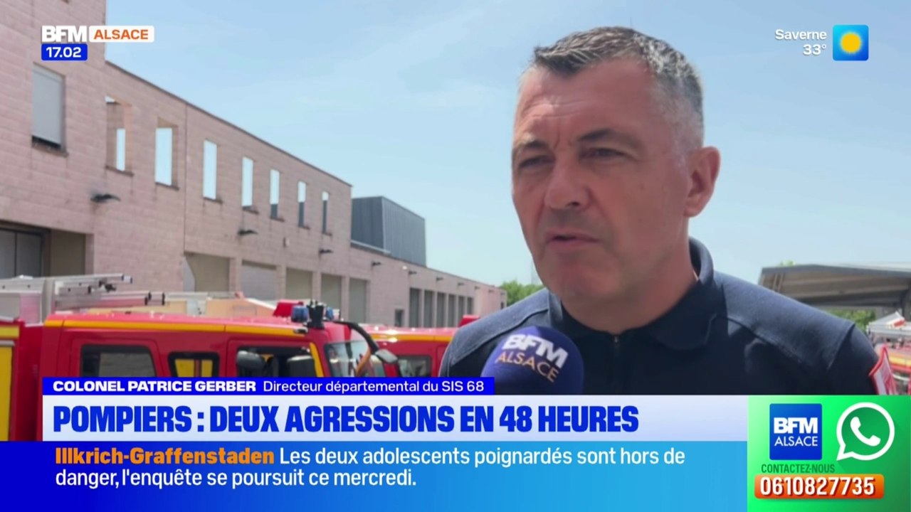 Haut-Rhin: deux agressions de pompiers enregistrées en 48 heures