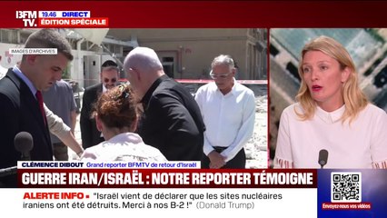 Guerre Israël-Iran: notre reporter de retour d'Israël évoque "une population traumatisée"