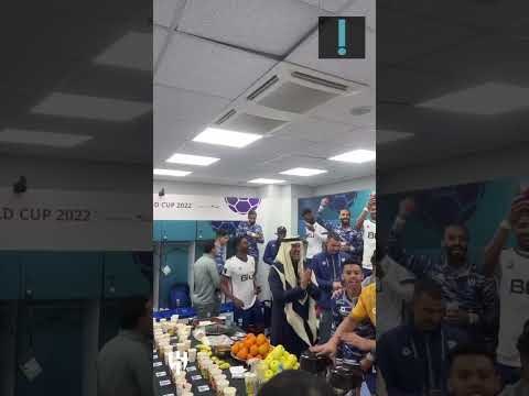 Jogadores do Al Hilal celebram no vestiário a vitória sobre o Flamengo no Mundial de Clubes #shorts