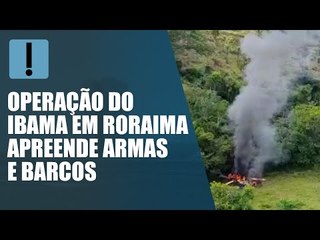 Operação do Ibama contra garimpo ilegal destrói helicóptero e avião em terra yanomami