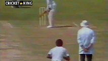 Shahid Mehboob Bowling Action 1st Match, Sharjah, April 06, 1984, Rothmans Asia Cup