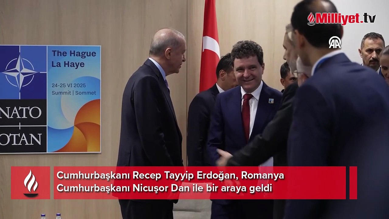 Cumhurbaşkanı Erdoğan, Romanya Cumhurbaşkanı Nicuşor Dan ile görüştü