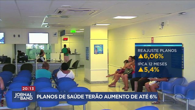 Planos de saúde terão aumento de até 6%