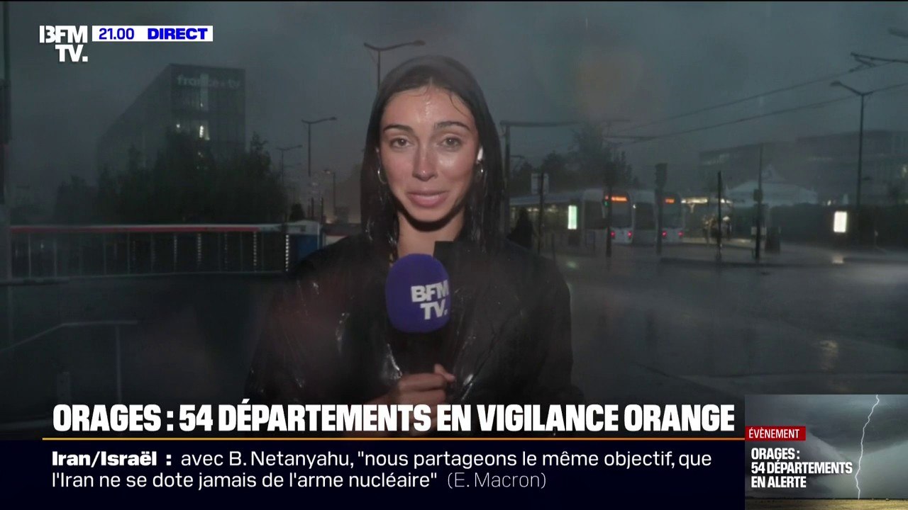 Orages: les fortes pluies ont commencé à Paris, d'importantes rafales de vent attendues