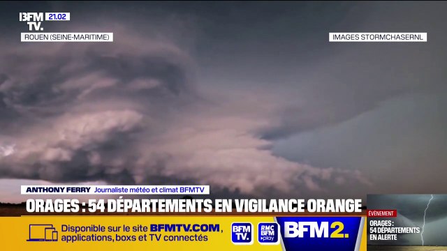 Météo: les premières images impressionnantes des orages partout en France