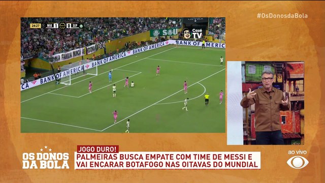 Debate Donos: Palmeiras ou Botafogo, quem é o favorito no Mundial? Neto e comentaristas analisam