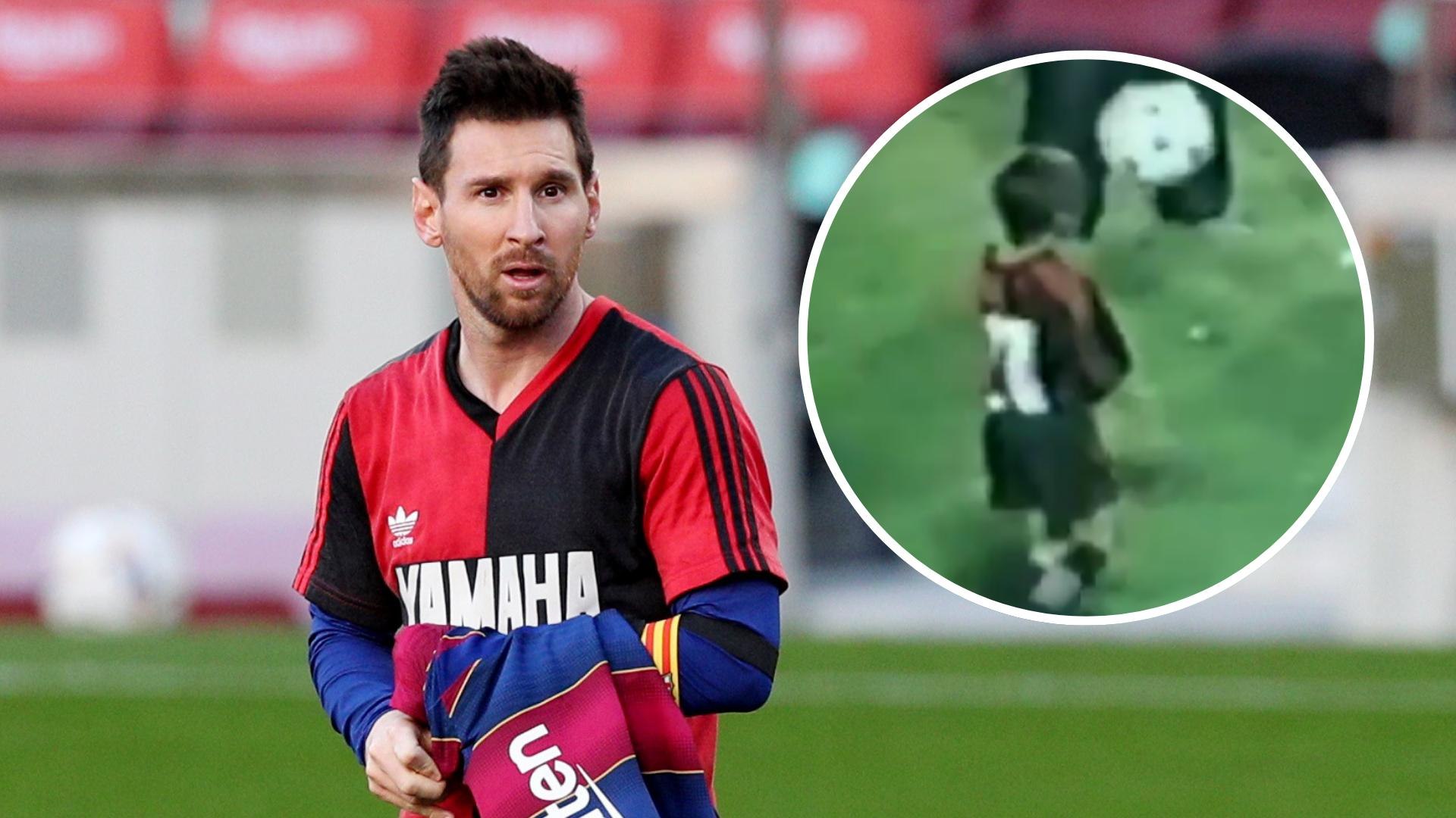 VIDEO) Rare footage shows young Lionel Messi at Newell's Old Boys as fans chanted “Maradona” when he was just 9 years old | beIN SPORTS